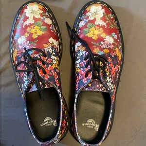 Floral Doc Martens - US women’s 9